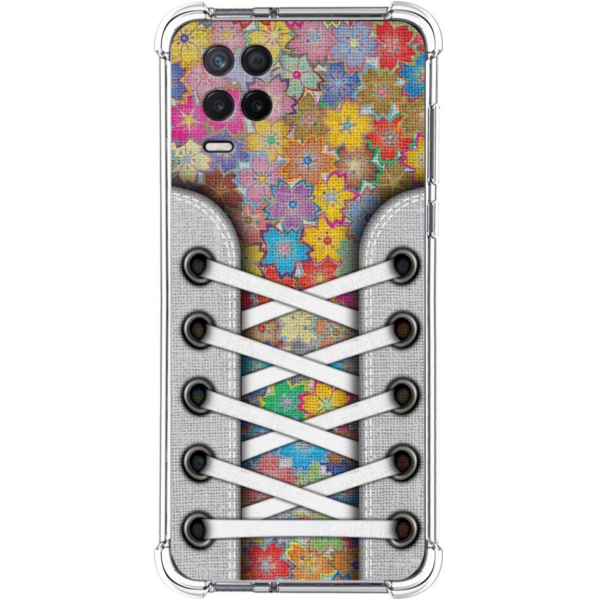 Funda Silicona Antigolpes para Realme 8 5G / Narzo 30 5G diseño Zapatillas 05 Dibujos