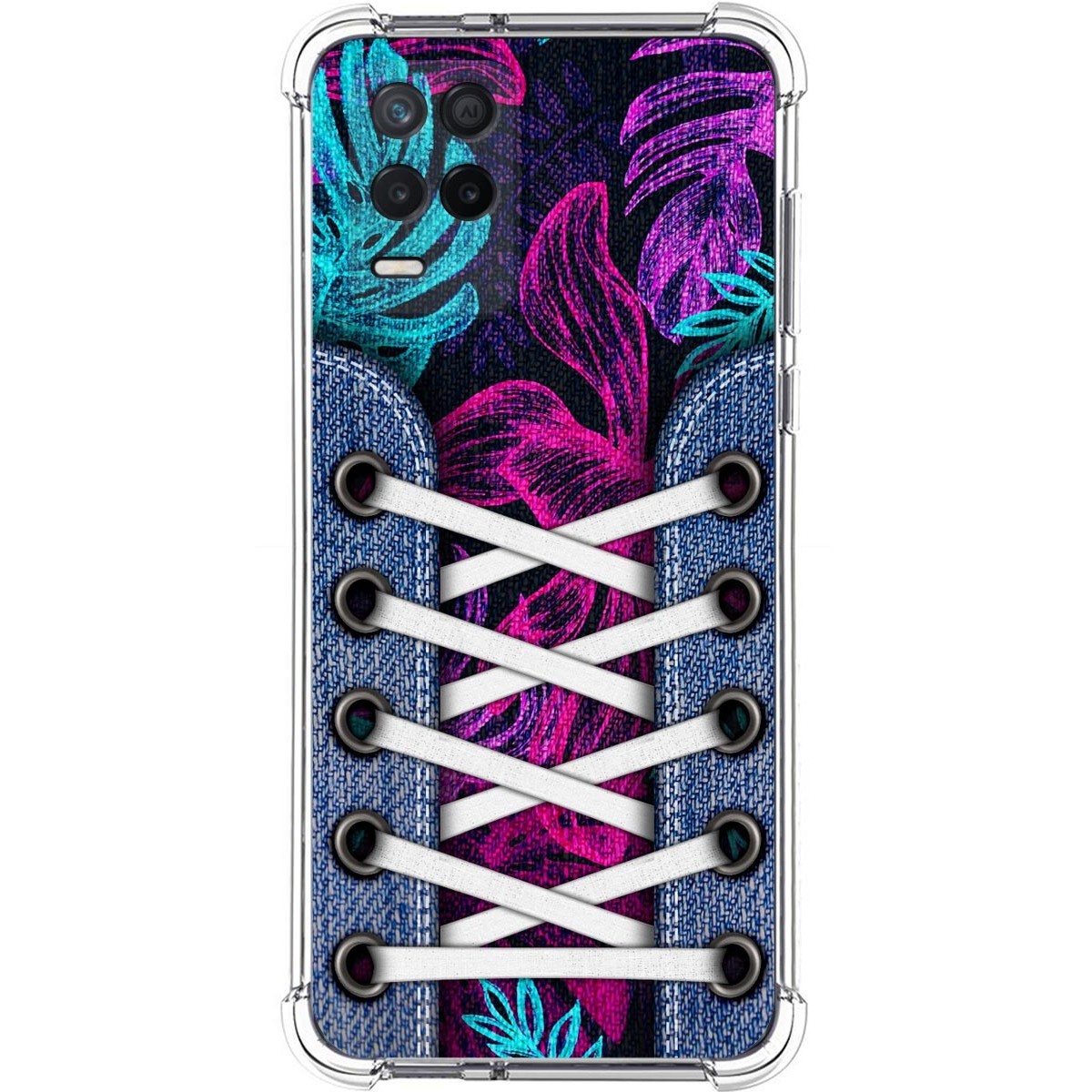 Funda Silicona Antigolpes para Realme 8 5G / Narzo 30 5G diseño Zapatillas 07 Dibujos