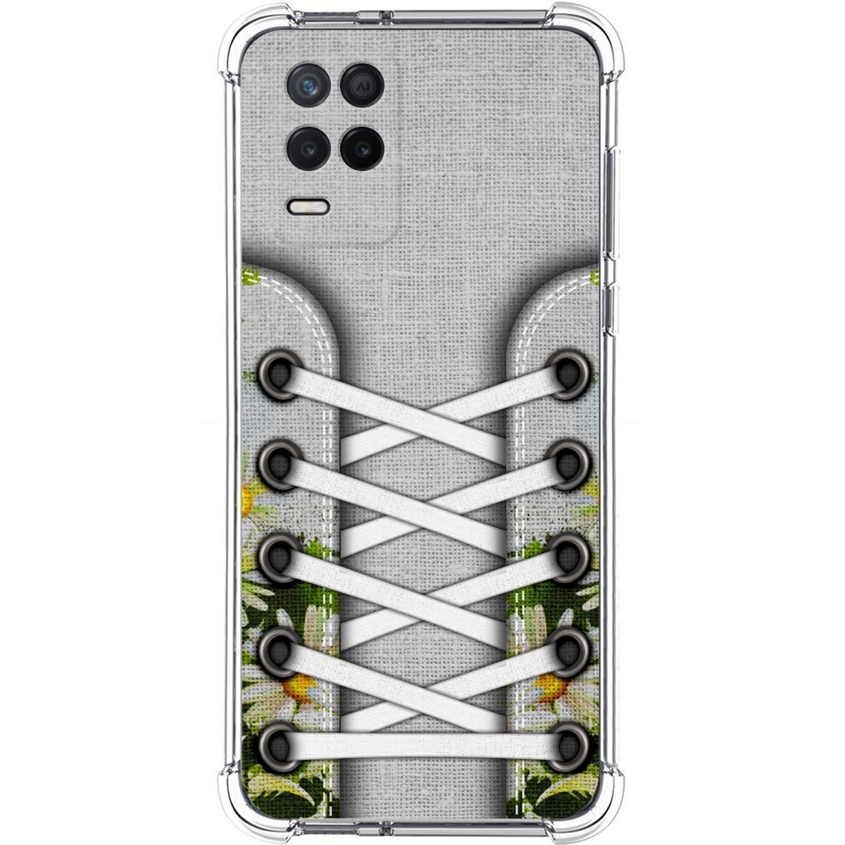 Funda Silicona Antigolpes para Realme 8 5G / Narzo 30 5G diseño Zapatillas 08 Dibujos