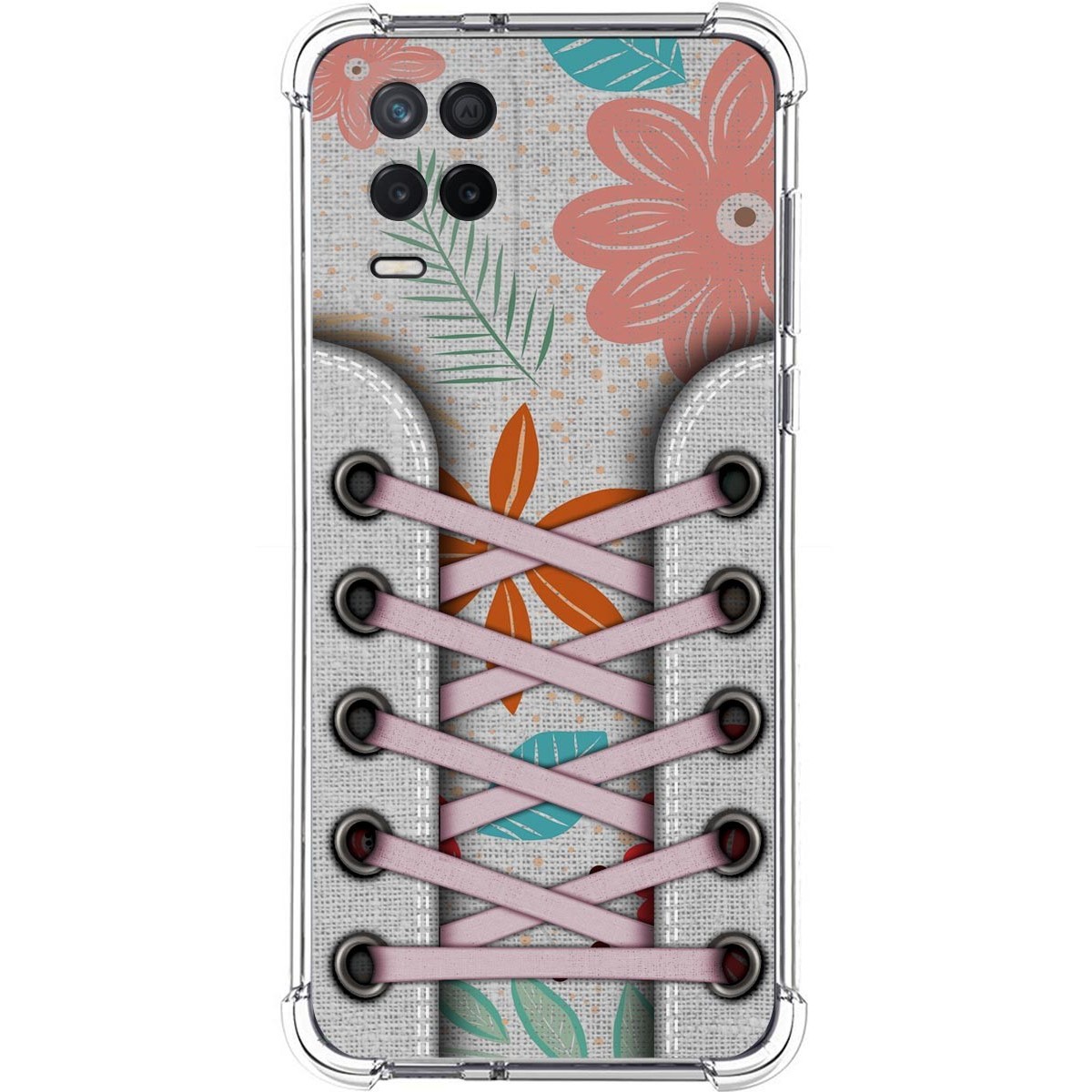 Funda Silicona Antigolpes para Realme 8 5G / Narzo 30 5G diseño Zapatillas 09 Dibujos