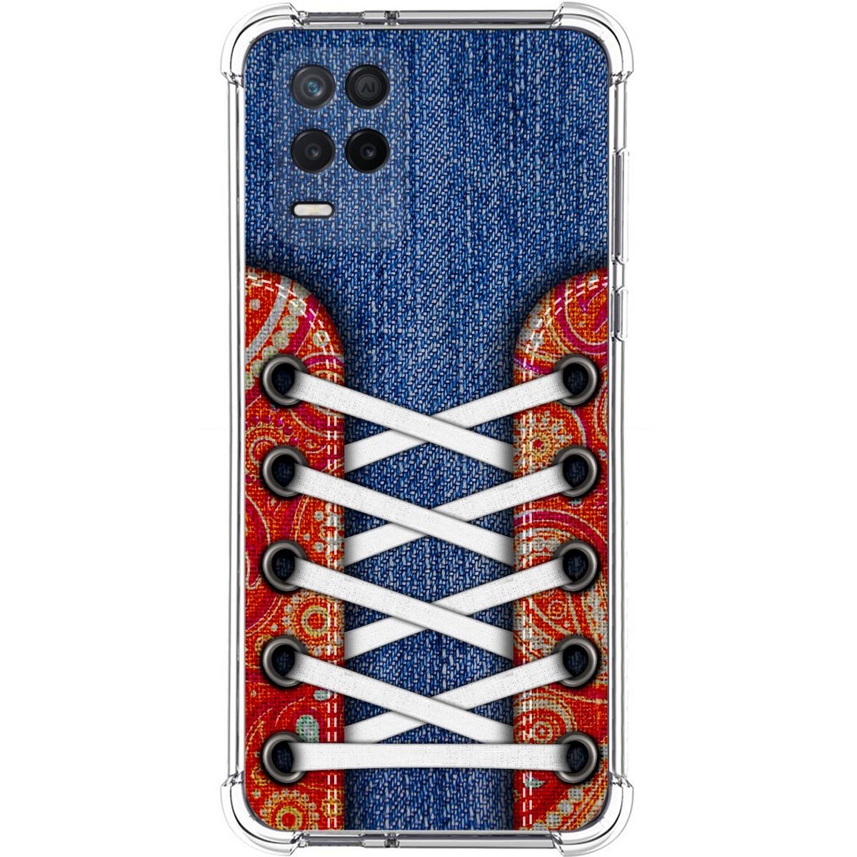 Funda Silicona Antigolpes para Realme 8 5G / Narzo 30 5G diseño Zapatillas 11 Dibujos
