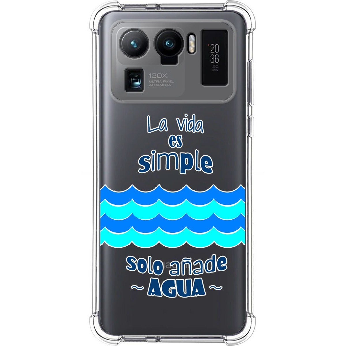 Funda Silicona Antigolpes para Xiaomi Mi 11 Ultra 5G diseño Agua Dibujos