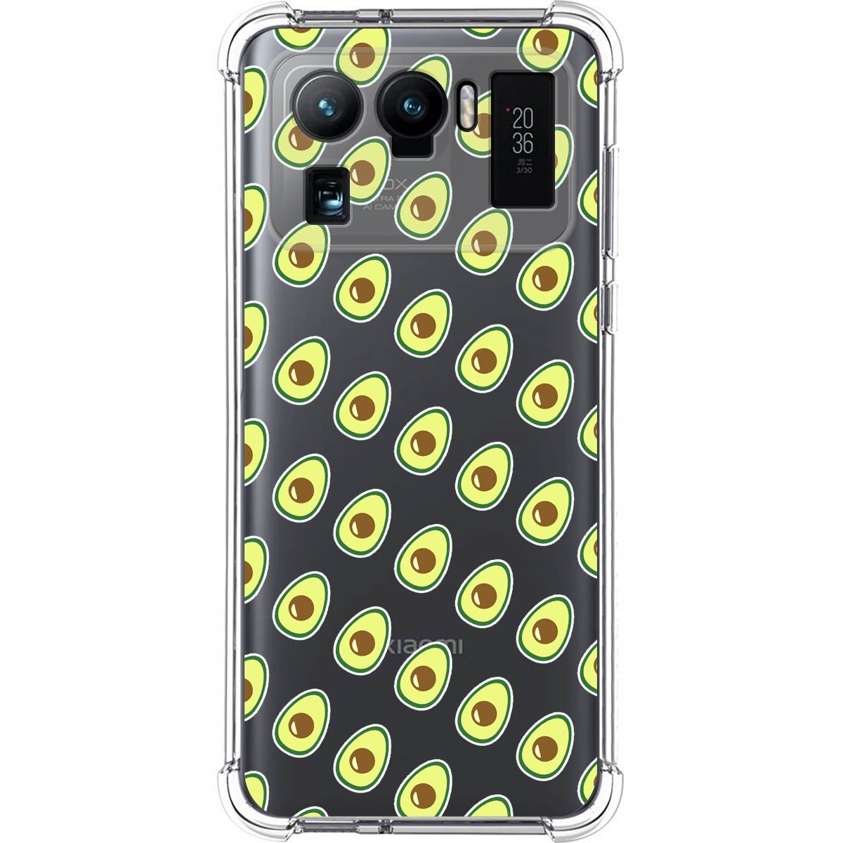 Funda Silicona Antigolpes para Xiaomi Mi 11 Ultra 5G diseño Aguacate Dibujos