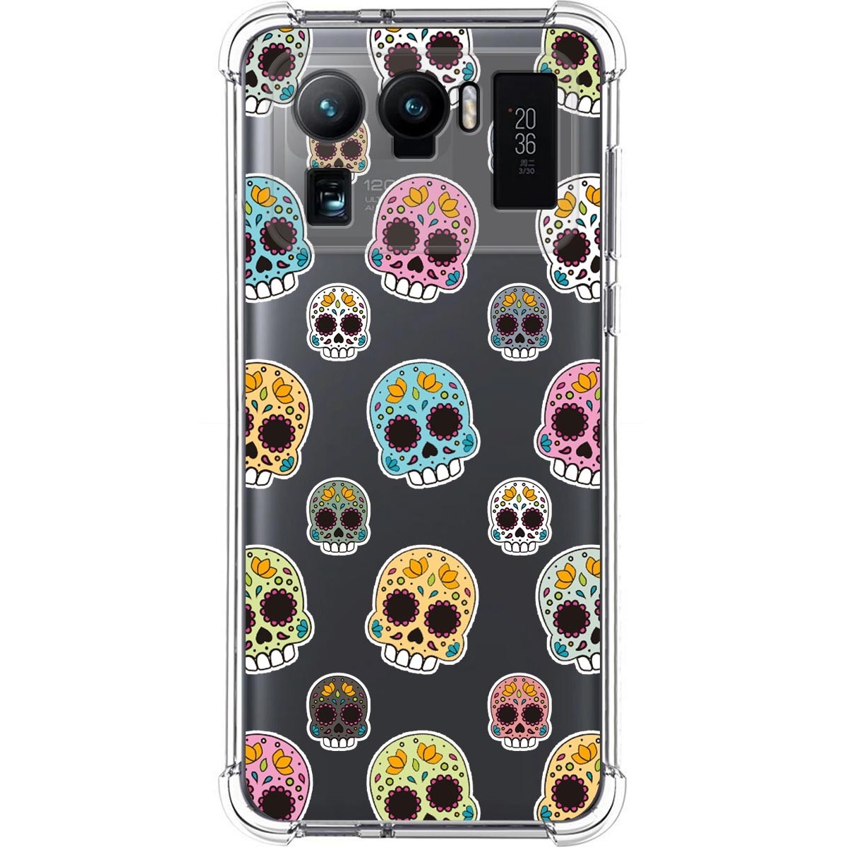 Funda Silicona Antigolpes para Xiaomi Mi 11 Ultra 5G diseño Catrina Dibujos