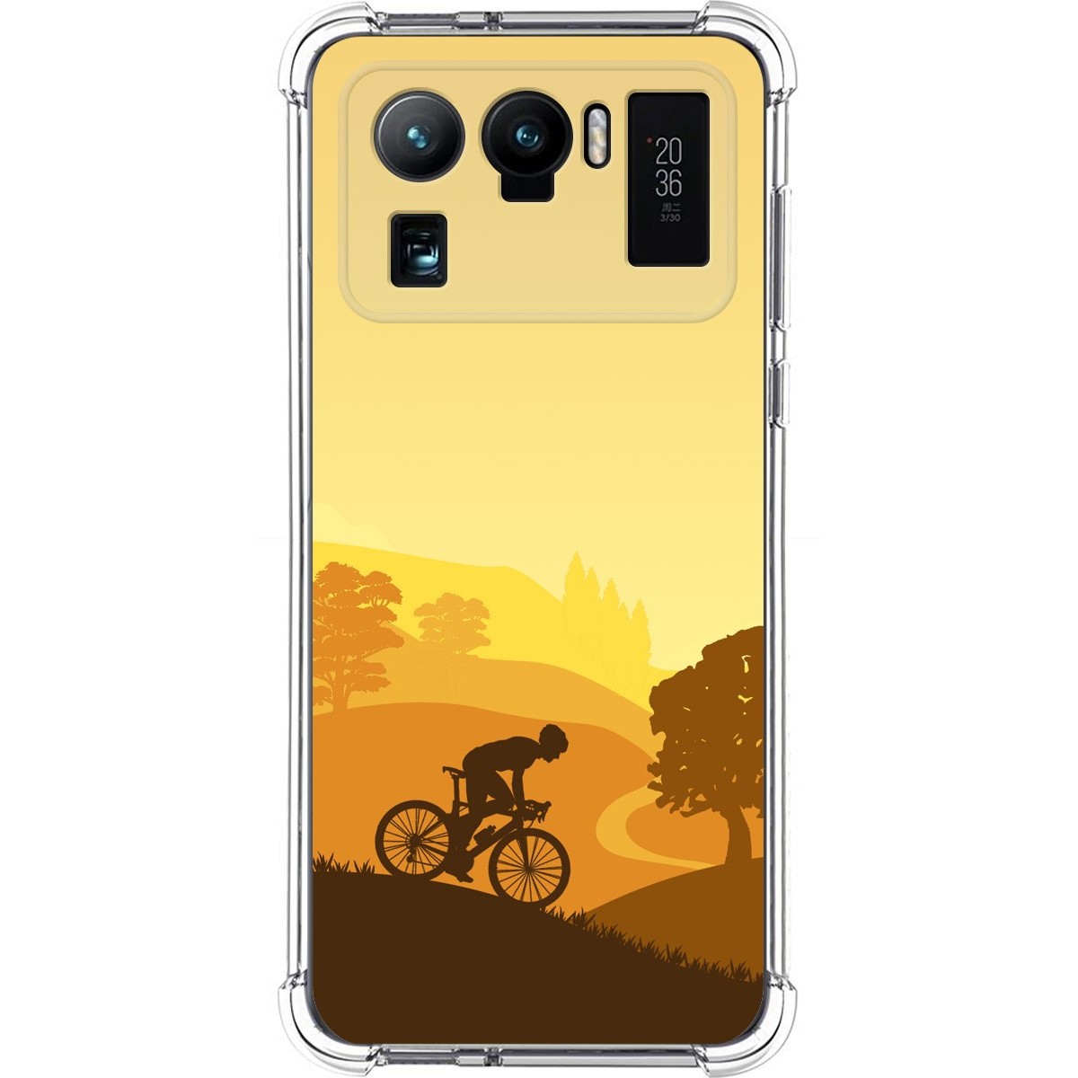 Funda Silicona Antigolpes para Xiaomi Mi 11 Ultra 5G diseño Ciclista Dibujos