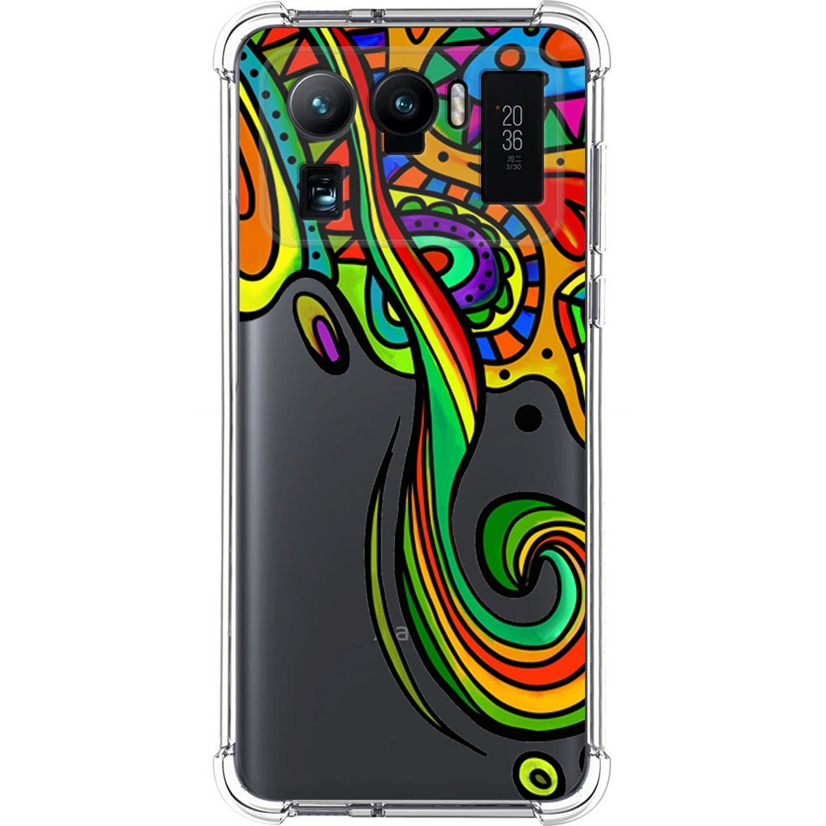 Funda Silicona Antigolpes para Xiaomi Mi 11 Ultra 5G diseño Colores Dibujos