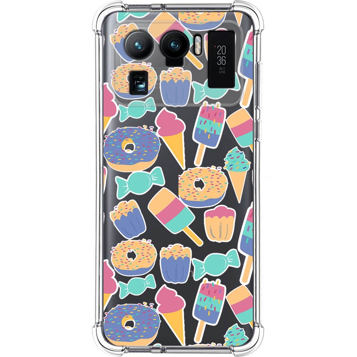Funda Silicona Antigolpes para Xiaomi Mi 11 Ultra 5G diseño Dulces 02 Dibujos
