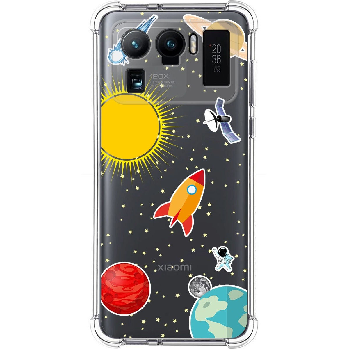 Funda Silicona Antigolpes para Xiaomi Mi 11 Ultra 5G diseño Espacio Dibujos