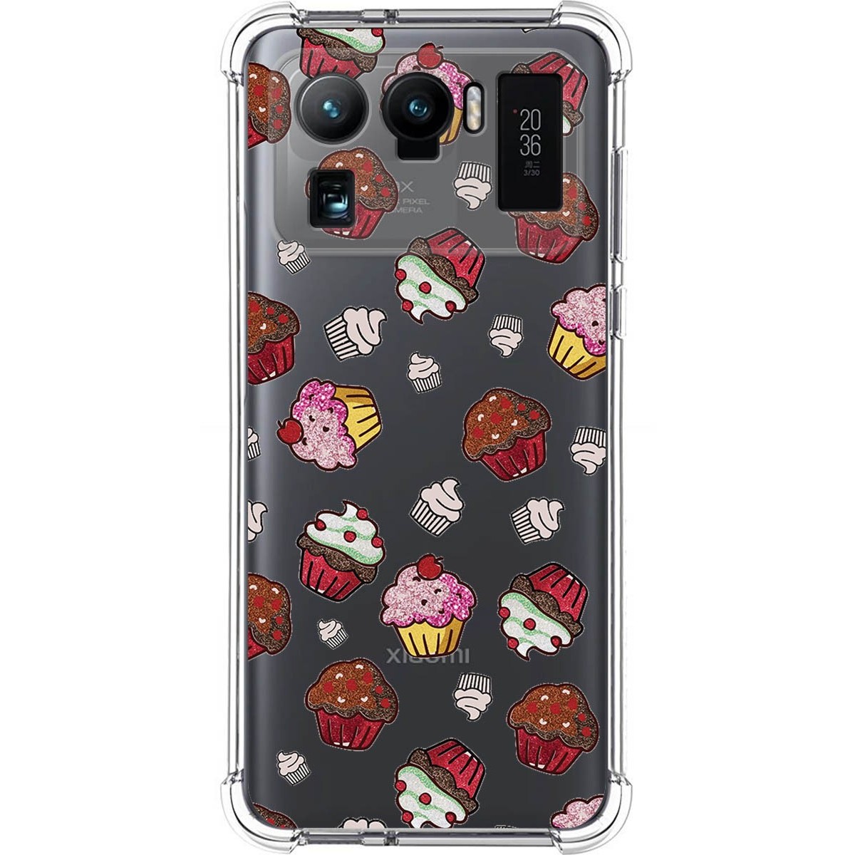 Funda Silicona Antigolpes para Xiaomi Mi 11 Ultra 5G diseño Muffins Dibujos