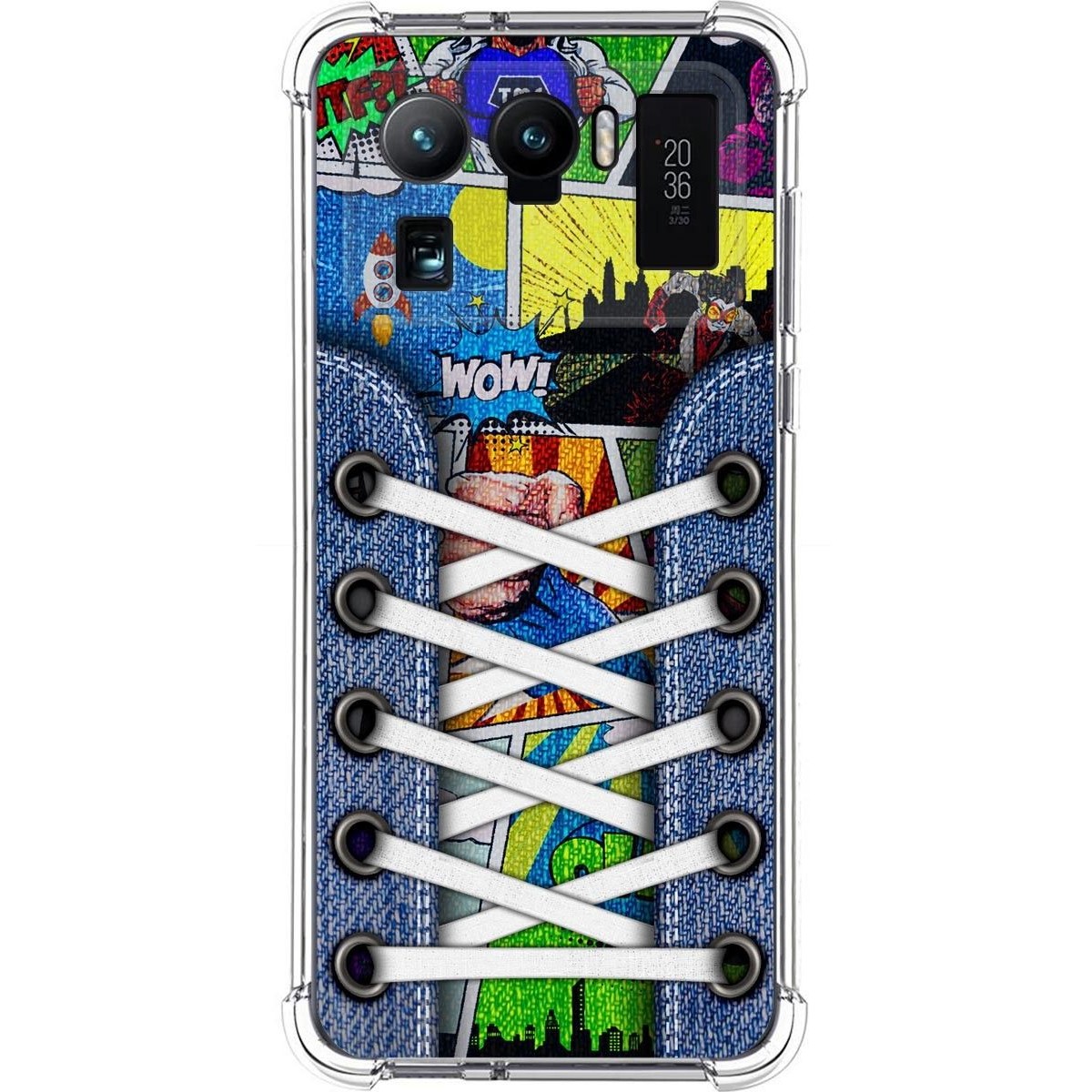 Funda Silicona Antigolpes para Xiaomi Mi 11 Ultra 5G diseño Zapatillas 14 Dibujos