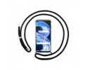Funda Colgante Transparente para Realme 8 5G / Narzo 30 5G con Cordon Negro