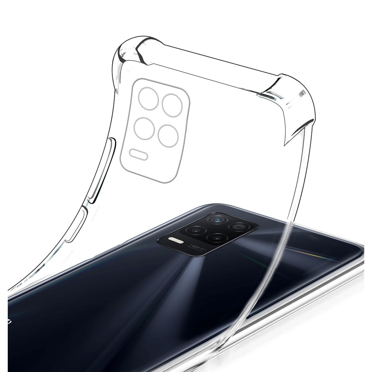 Funda Gel Tpu Antigolpes Transparente para Realme 8 5G / Narzo 30 5G