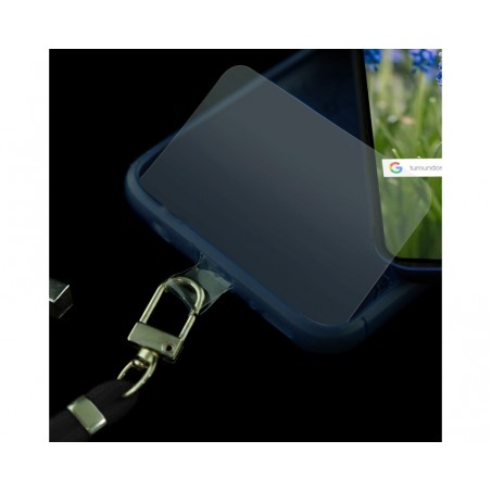 Adaptador Universal con Cordón para Funda de Móvil Colgante color Negro