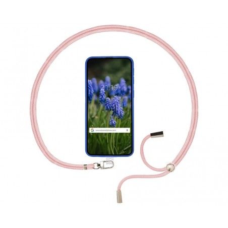 Adaptador Universal con Cordón para Funda de Móvil Colgante color Rosa