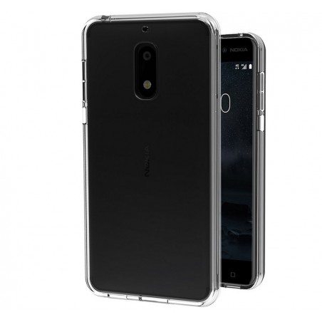Funda Gel Tpu Fina Ultra-Thin 0,3mm Transparente para Nokia 6