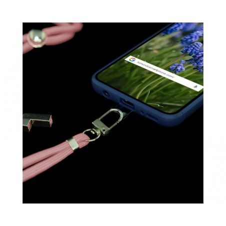 Adaptador Universal con Cordón para Funda de Móvil Colgante color Rosa