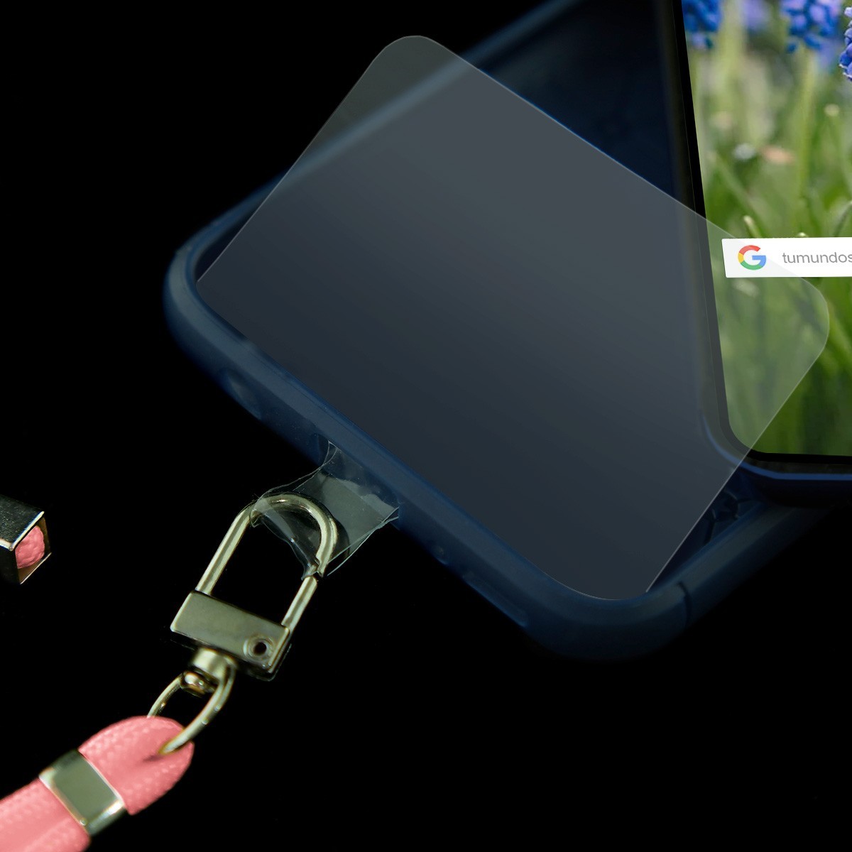 Adaptador Universal con Cordón para Funda de Móvil Colgante color Rosa