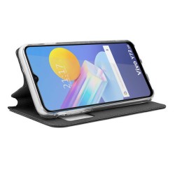Funda Libro Soporte con Ventana para Vivo Y52 5G / Y72 5G color Negra 2