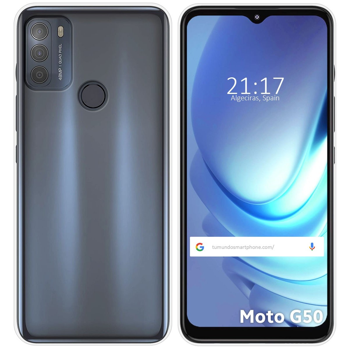Funda Silicona Gel TPU Transparente para Motorola Moto G50 5G