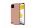 Funda Silicona Líquida Ultra Suave para Realme C21 color Rosa