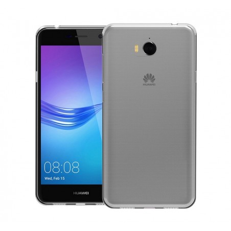 Funda Gel Tpu Fina Ultra-Thin 0,3mm Transparente para Huawei Y6 2017
