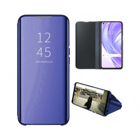 Funda Flip Cover Clear View para Xiaomi Mi 11 Lite 4G / 5G / 5G NE color Azul