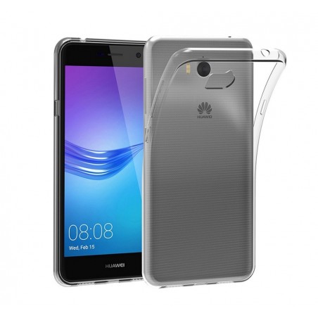 Funda Gel Tpu Fina Ultra-Thin 0,3mm Transparente para Huawei Y6 2017