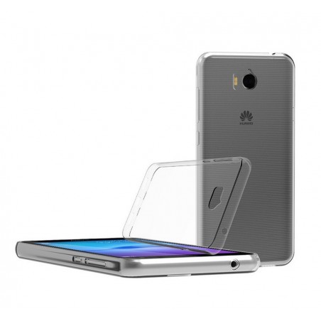 Funda Gel Tpu Fina Ultra-Thin 0,3mm Transparente para Huawei Y6 2017