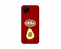 Funda Silicona Líquida Roja para Realme C21 diseño Vegan Life Dibujos