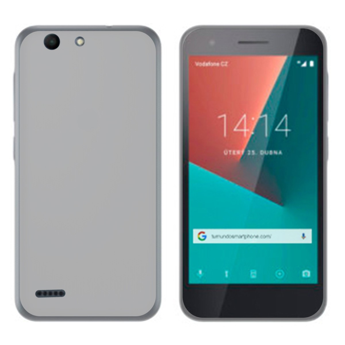 Funda Gel Tpu para Vodafone Smart E8 Color Transparente