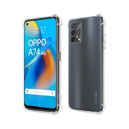 Funda Gel Tpu Antigolpes Transparente para Oppo A74 4G