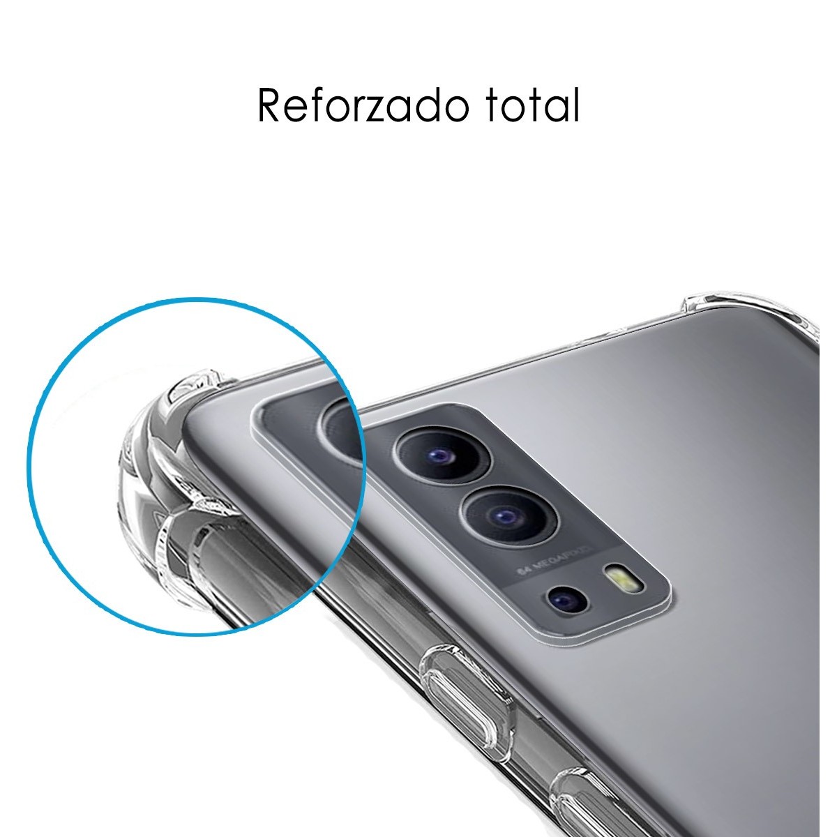 Funda Gel Tpu Antigolpes Transparente para Vivo Y52 5G / Y72 5G