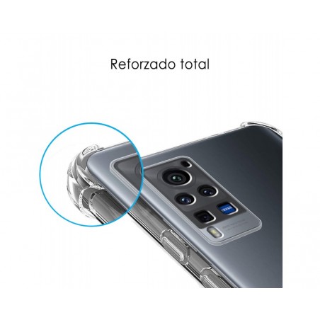 Funda Gel Tpu Antigolpes Transparente para Vivo X60 Pro 5G