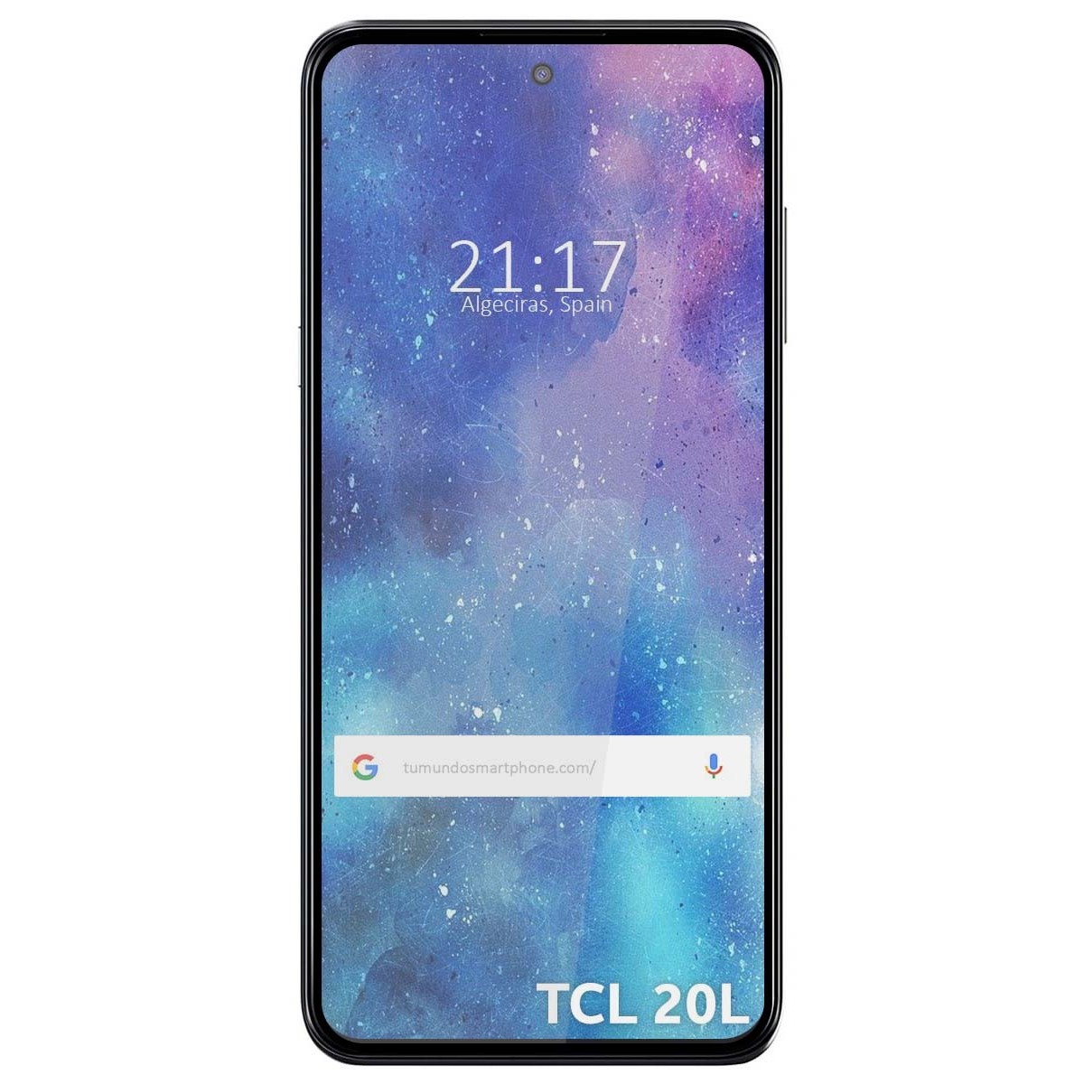 Protector Cristal Templado Completo 5D Full Glue Negro para TCL 20L / 20L+ Vidrio