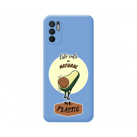 Funda Silicona Líquida Azul para Xiaomi Redmi Note 10 5G / POCO M3 Pro 5G diseño Culo Natural Dibujos