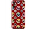 Funda Silicona Líquida Roja para Xiaomi Redmi Note 10 5G / POCO M3 Pro 5G diseño Catrina Dibujos