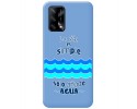 Funda Silicona Líquida Azul para Oppo A74 4G diseño Agua Dibujos
