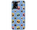 Funda Silicona Líquida Azul para Oppo A74 4G diseño Catrina Dibujos