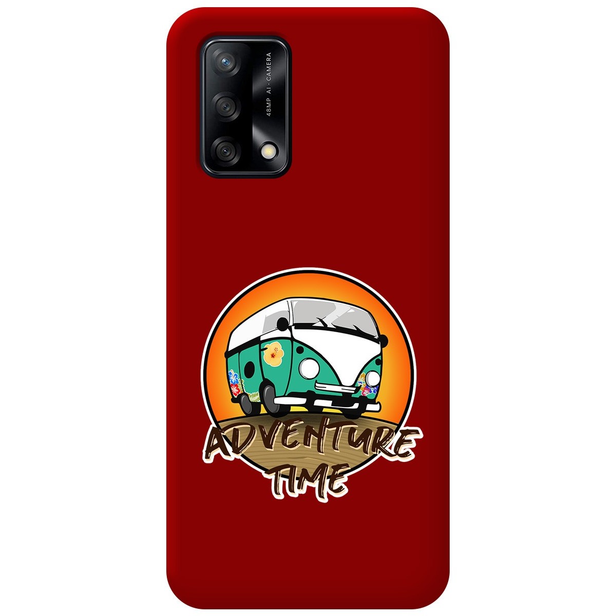Funda Silicona Líquida Roja para Oppo A74 4G diseño Adventure Time Dibujos