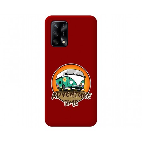 Funda Silicona Líquida Roja para Oppo A74 4G diseño Adventure Time Dibujos