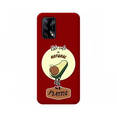 Funda Silicona Líquida Roja para Oppo A74 4G diseño Culo Natural Dibujos