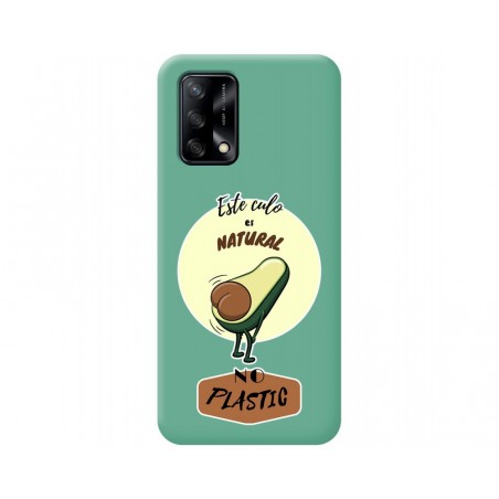 Funda Silicona Líquida Verde para Oppo A74 4G diseño Culo Natural Dibujos