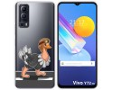 Funda Gel Transparente para Vivo Y52 5G / Y72 5G diseño Avestruz Dibujos