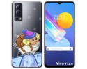 Funda Gel Transparente para Vivo Y52 5G / Y72 5G diseño Cabra Dibujos