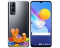 Funda Gel Transparente para Vivo Y52 5G / Y72 5G diseño Leopardo Dibujos