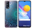 Funda Gel Transparente para Vivo Y52 5G / Y72 5G diseño Mandala Dibujos