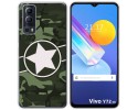 Funda Gel Tpu para Vivo Y52 5G / Y72 5G diseño Camuflaje 01 Dibujos