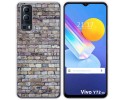 Funda Gel Tpu para Vivo Y52 5G / Y72 5G diseño Ladrillo 02 Dibujos