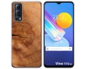 Funda Gel Tpu para Vivo Y52 5G / Y72 5G diseño Madera 04 Dibujos