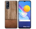 Funda Gel Tpu para Vivo Y52 5G / Y72 5G diseño Madera 09 Dibujos